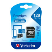 Verbatim microSDXC Card 128GB Premium,Class10,U1 44085-2