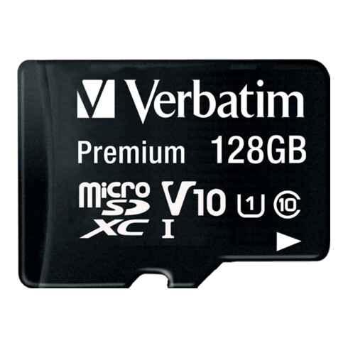 Verbatim microSDXC Card 128GB Premium,Class10,U1 44085