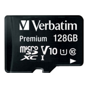 Verbatim microSDXC Card 128GB Premium,Class10,U1 44085-4