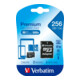 Verbatim microSDXC Card 256GB Class 10, U1,Premium 44087-1