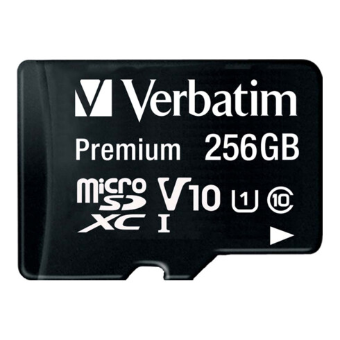 Verbatim microSDXC Card 256GB Class 10, U1,Premium 44087
