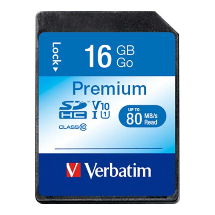 Verbatim SDHC-Card 16GB Class 10 43962