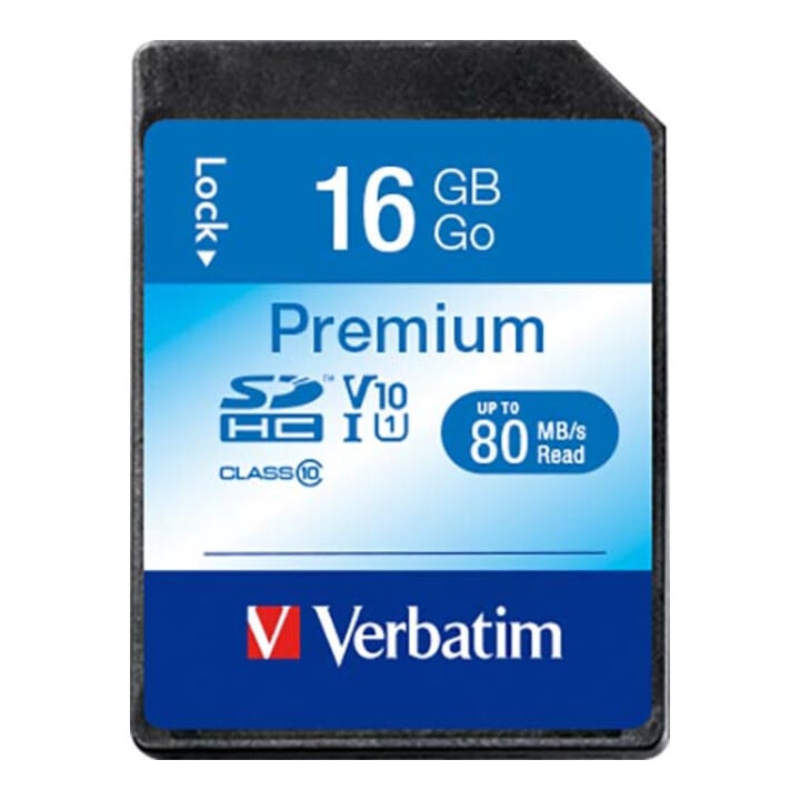 Verbatim SDHC-Card 16GB Class 10 43962