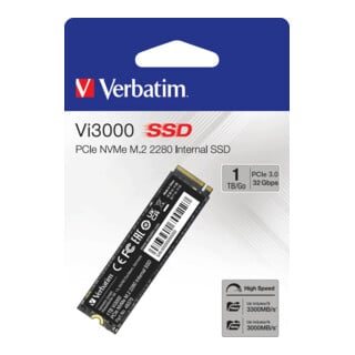 Verbatim SSD PCIe 3.0 M.2 2280 1TB Vi3000