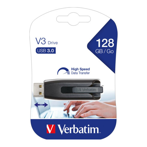 Verbatim USB-Stick 128GB 3.0 Ultra Speed 533x 49189