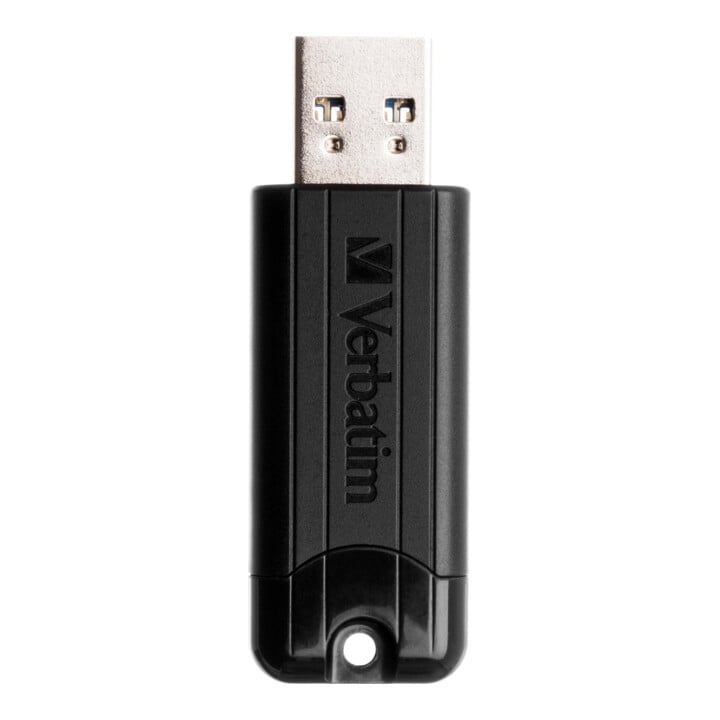 Verbatim USB-Stick 256GB 3.0 Pin Stripe schwarz 55 x 19 x 7mm