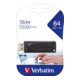 Verbatim USB-Stick 64GB USB 2.0 schwarz 59 x 21 x 11mm