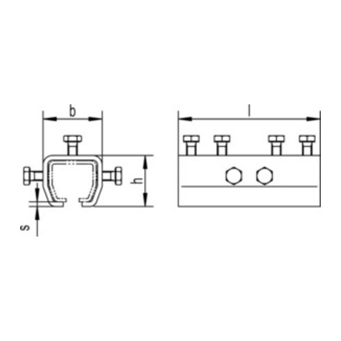 Verbindungsmuffe -03 1103 Pro 100 STA galv. gelb verz. HELM