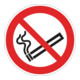 Verbotszeichen ASR A1.3/DIN EN ISO 7010 Rauchen verboten Folie-1