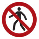 Verbotszeichen Für Fußgänger verboten, Typ: 04100-1