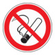 Verbotszeichen Rauchen verboten D200mm Kunststoffschild rot/schwarz-1