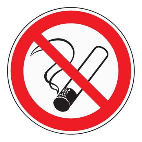 Verbotszeichen Rauchen verboten D200mm Kunststoffschild rot/schwarz