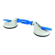VERIBOR® Ventouse Capacité 35kg Tête Ø120mm 2 Têtes Caoutchouc