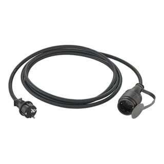 Verlängerungskabel 10m H07RN-F3G1,5 IP44 mit Kabelfixierung FORTIS