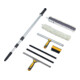 Vermop Set de nettoyage de fenêtres 8 pièces Raclette/porte-tampon L350mm 2 housses de lavage-1