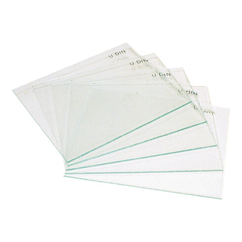 Verres de rechange en verre, incolore pour écran de protection soudeur