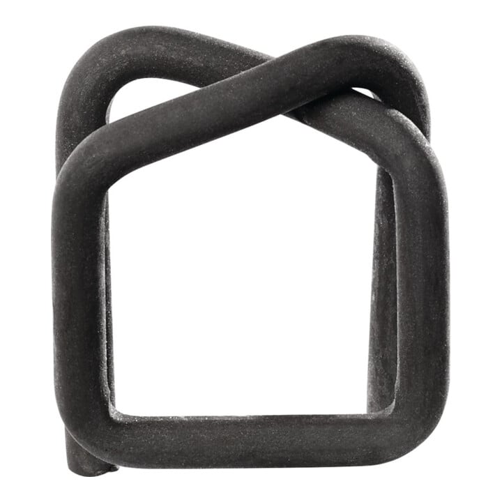 Verschlussklemme B.25mm STA f.PES-Umreifungsbänder phos.500 St./Krt.
