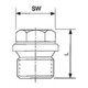Verschlussschraube DIN 910 ISO 228-1 NPS=1/4 Zoll AG L 21mm SPRINGER-4