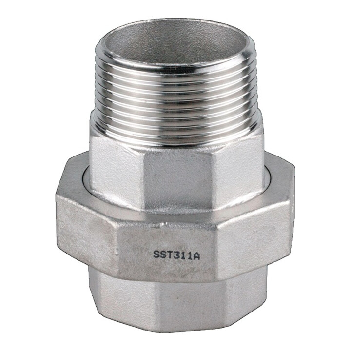 Verschraubung EN 10226-1 NPS 1/2 Zoll fl.dichtend 53mm 14mm 15mm SPRINGER