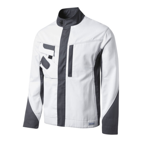 Veste taille Pioneer TOOLS, blanc/gris