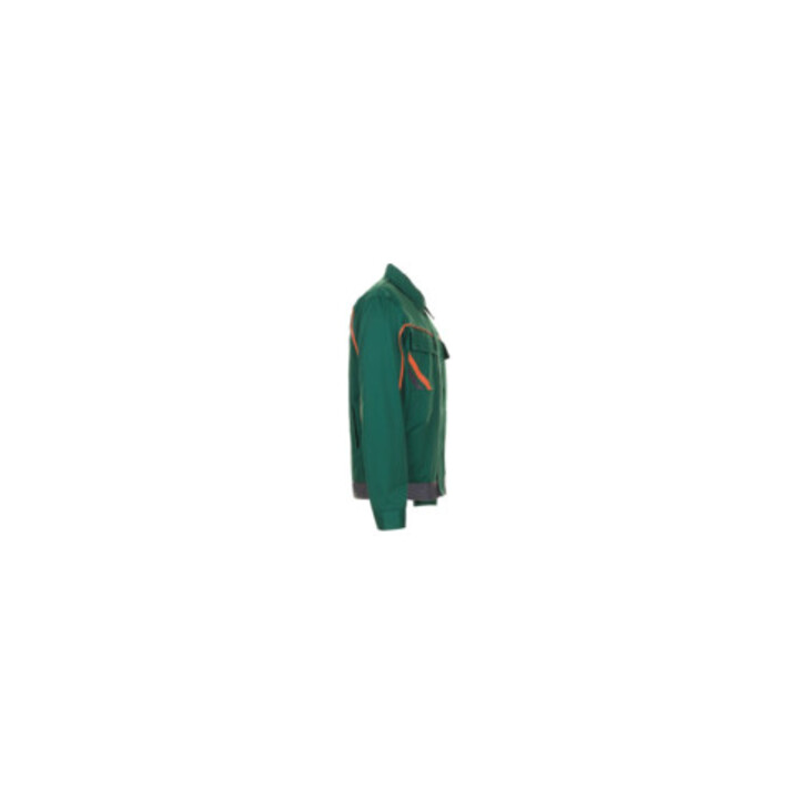 Veste taille Planam V2 Visline verte/orange/schiefer