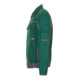 Veste taille Planam V2 Visline verte/orange/schiefer