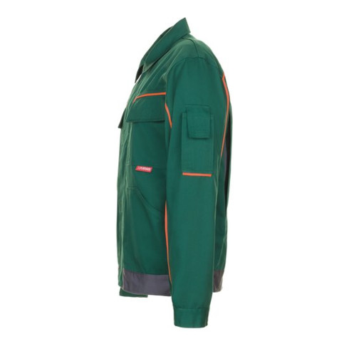 Veste taille Planam V2 Visline verte/orange/schiefer