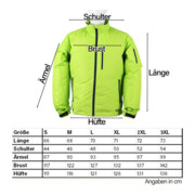 Veste climatique Makita à piles, jaune-5