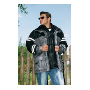 Veste matelassée veste combi 5en1 gris/noir-1