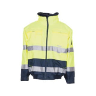 Planam Warning Protection Comfort Jacket EN471/343 jaune/marine