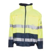 Planam Warning Protection Comfort Jacket EN471/343 jaune/marine