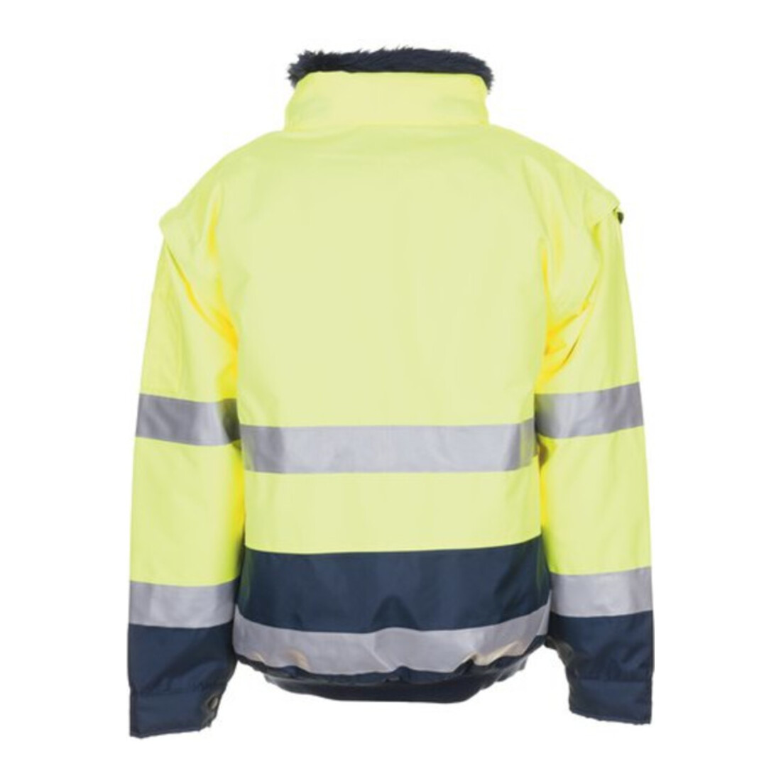 Planam Warning Protection Comfort Jacket EN471/343 jaune/marine
