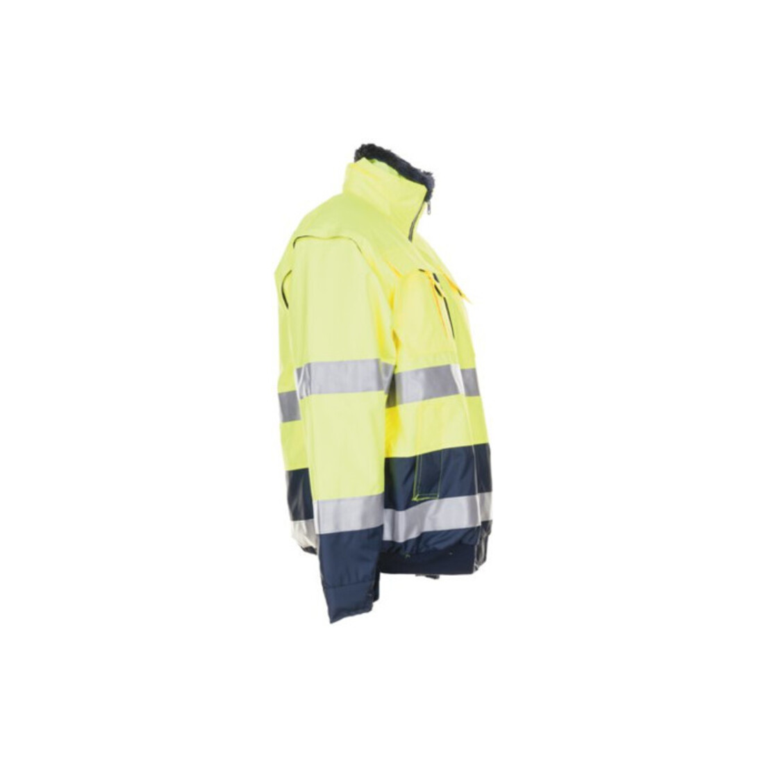 Planam Warning Protection Comfort Jacket EN471/343 jaune/marine