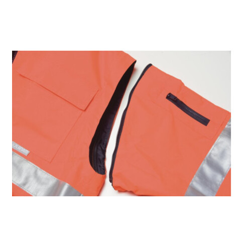 Planam Warning Protection Comfort Jacket EN471/343 jaune/marine