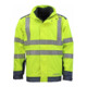 Veste ctre intemp., flammes et avert. taille L jaune/bleu 98 % polyester / 2 % c-1