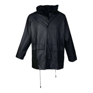 Asatex veste de pluie PU-stretch avec capuche EN343 Kl.2 noir