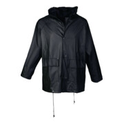 Asatex veste de pluie PU-stretch avec capuche EN343 Kl.2 noir