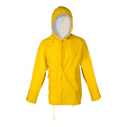Asatex veste de pluie PU stretch avec capuche EN343 Kl.2 jaune