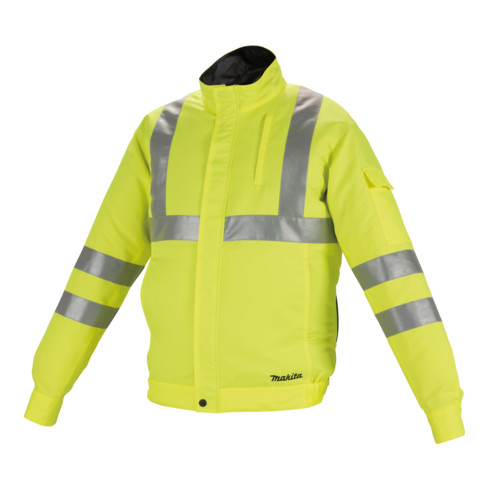 Veste de signalisation de la batterie Makita, jaune