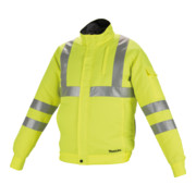 Veste de signalisation de batterie Makita, jaune, taille 2XL (DFJ214Z2XL)