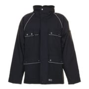 Veste d'hiver Planam Canvas 320 noir/noir