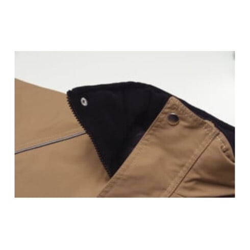 Veste d'hiver Planam Canvas 320 noir/noir
