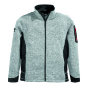 Veste en polaire tricotée CHRISTOPH taille L gris/noir 100 % PES 1 un. FHB