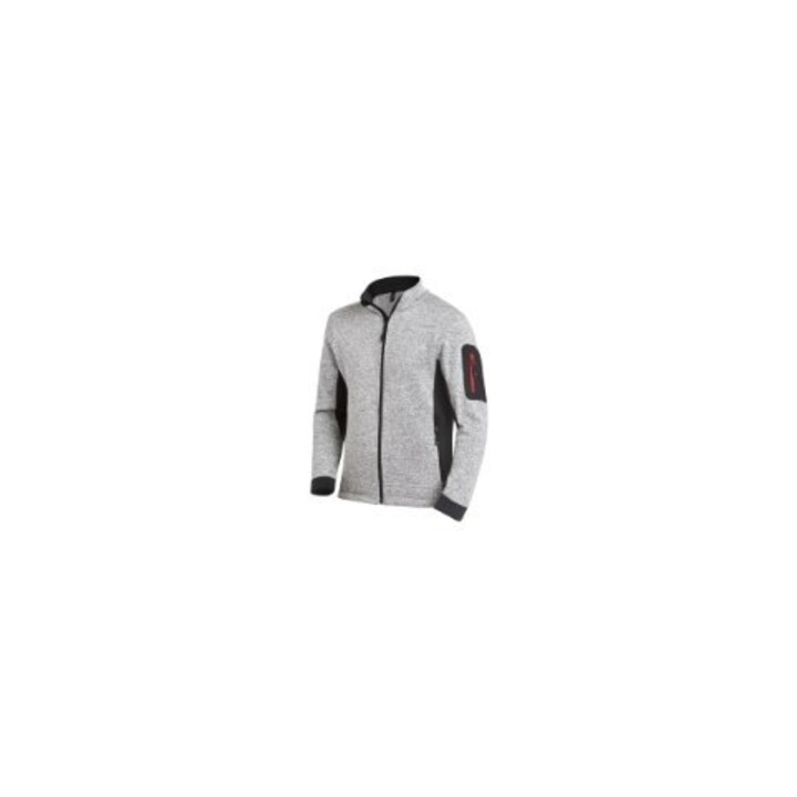 Veste en polaire tricotée CHRISTOPH taille M gris/noir 100 % PES 1 un. FHB