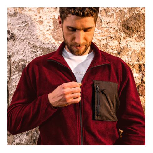 Veste en polaire zippée STIER