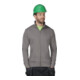 Veste en sweat p. hommes taille M gris acier 100 % CO Promodoro-1