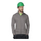 Veste en sweat p. hommes taille M gris acier 100 % CO Promodoro-1