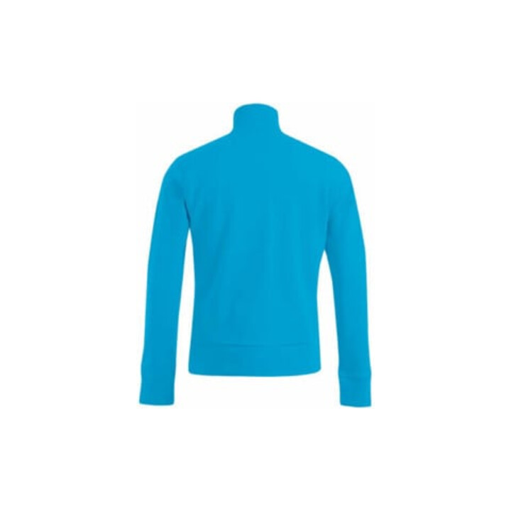 Veste en sweat p. hommes taille M gris acier 100 % CO Promodoro