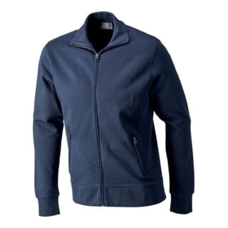 Veste en sweat p. hommes taille M marine 100 % CO Promodoro