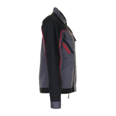 Veste de travail femme Planam Highline argent/noir/rouge